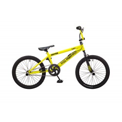 Rooster Big Daddy Yellow Spoked BMX Bike